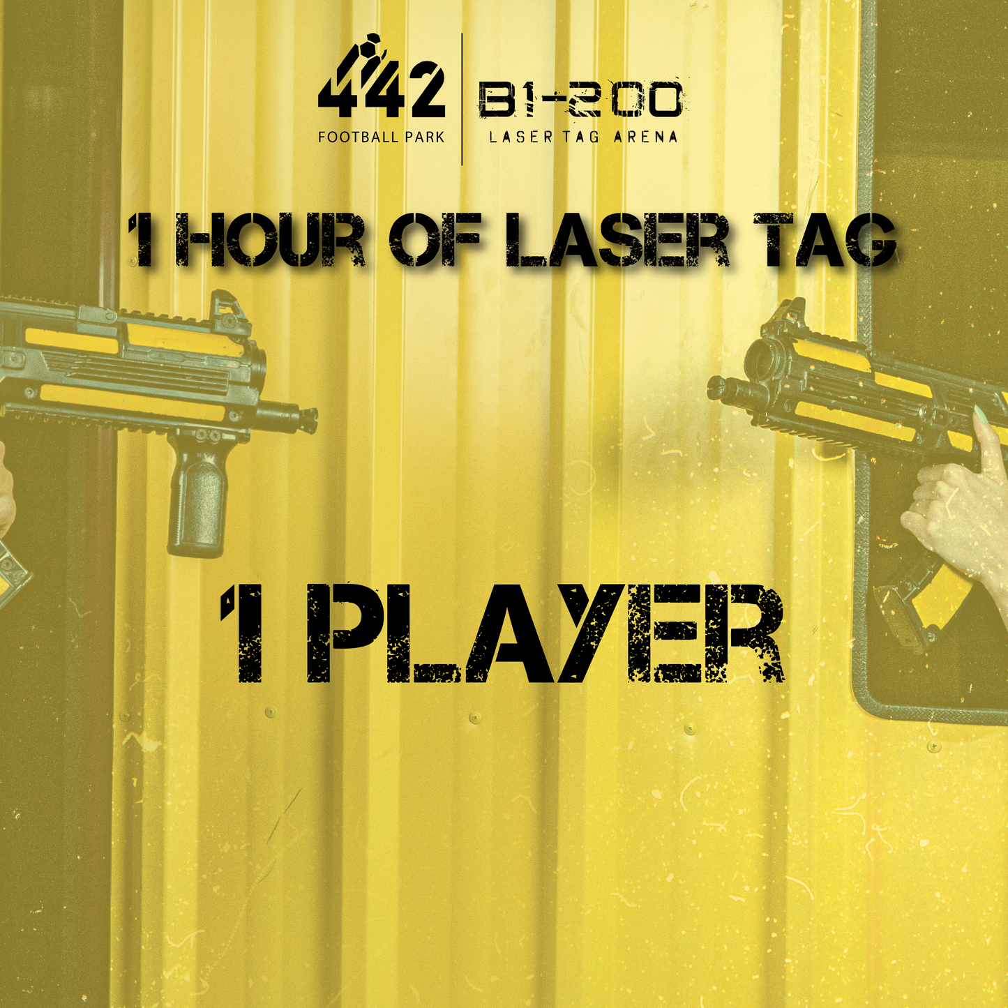 1 Hour of Laser Tag - B1.442 - Souq Bab Al Madinah- Zarqa, Jordan