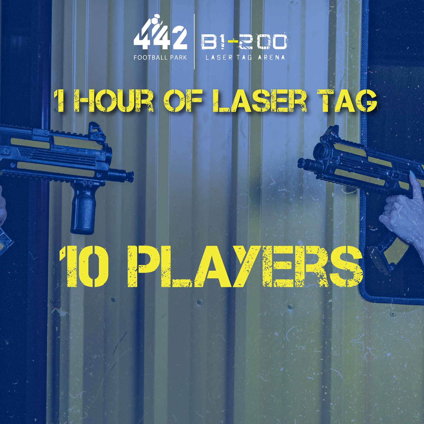 1 Hour of Laser Tag - B1.442 - Souq Bab Al Madinah- Zarqa, Jordan