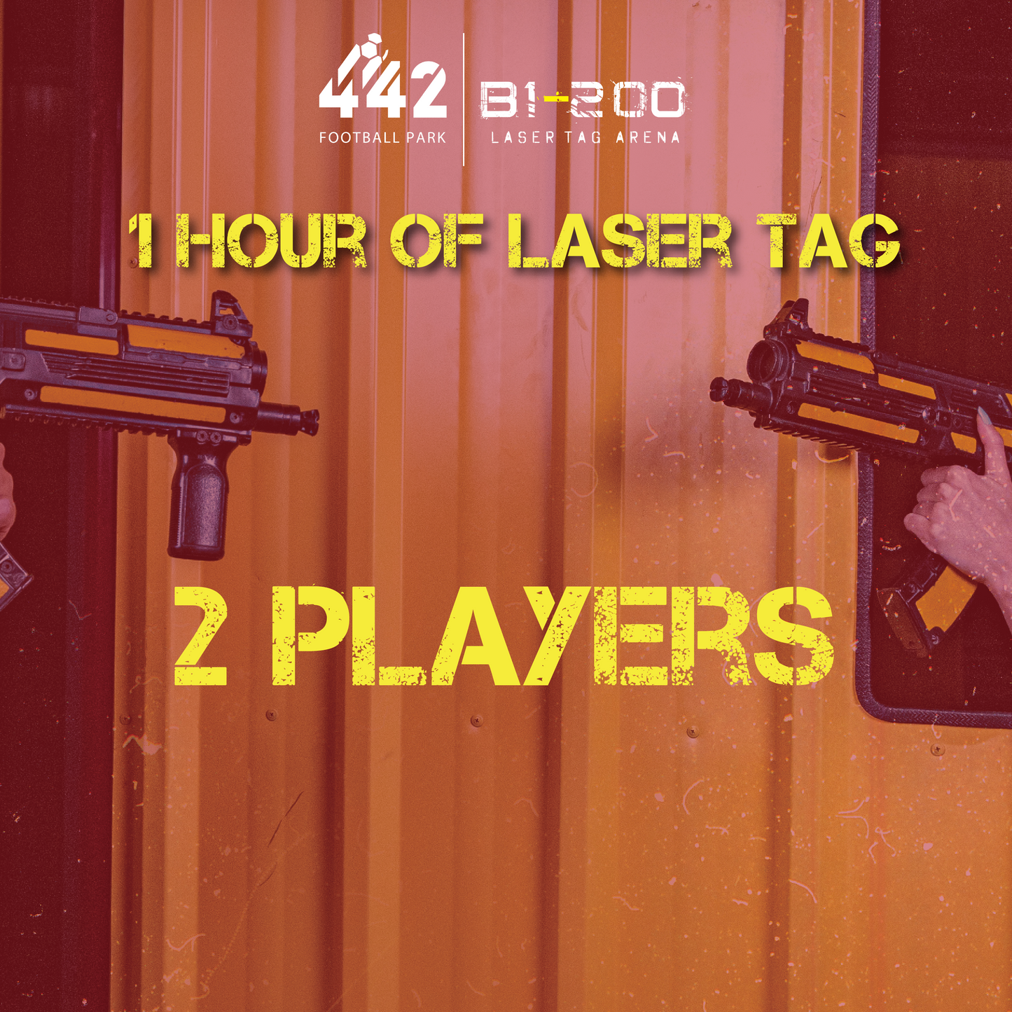 1 Hour of Laser Tag - B1.442 - Souq Bab Al Madinah- Zarqa, Jordan