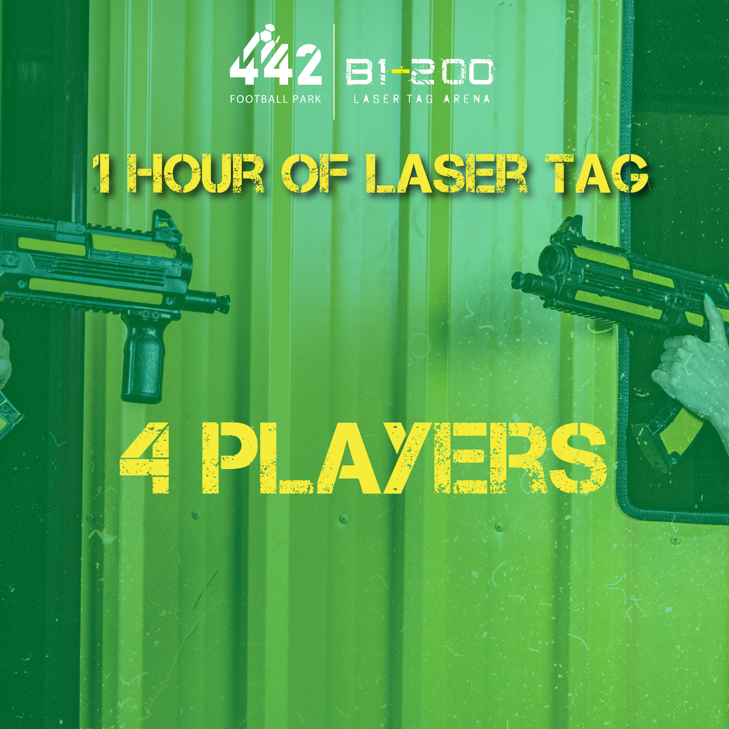 1 Hour of Laser Tag - B1.442 - Souq Bab Al Madinah- Zarqa, Jordan