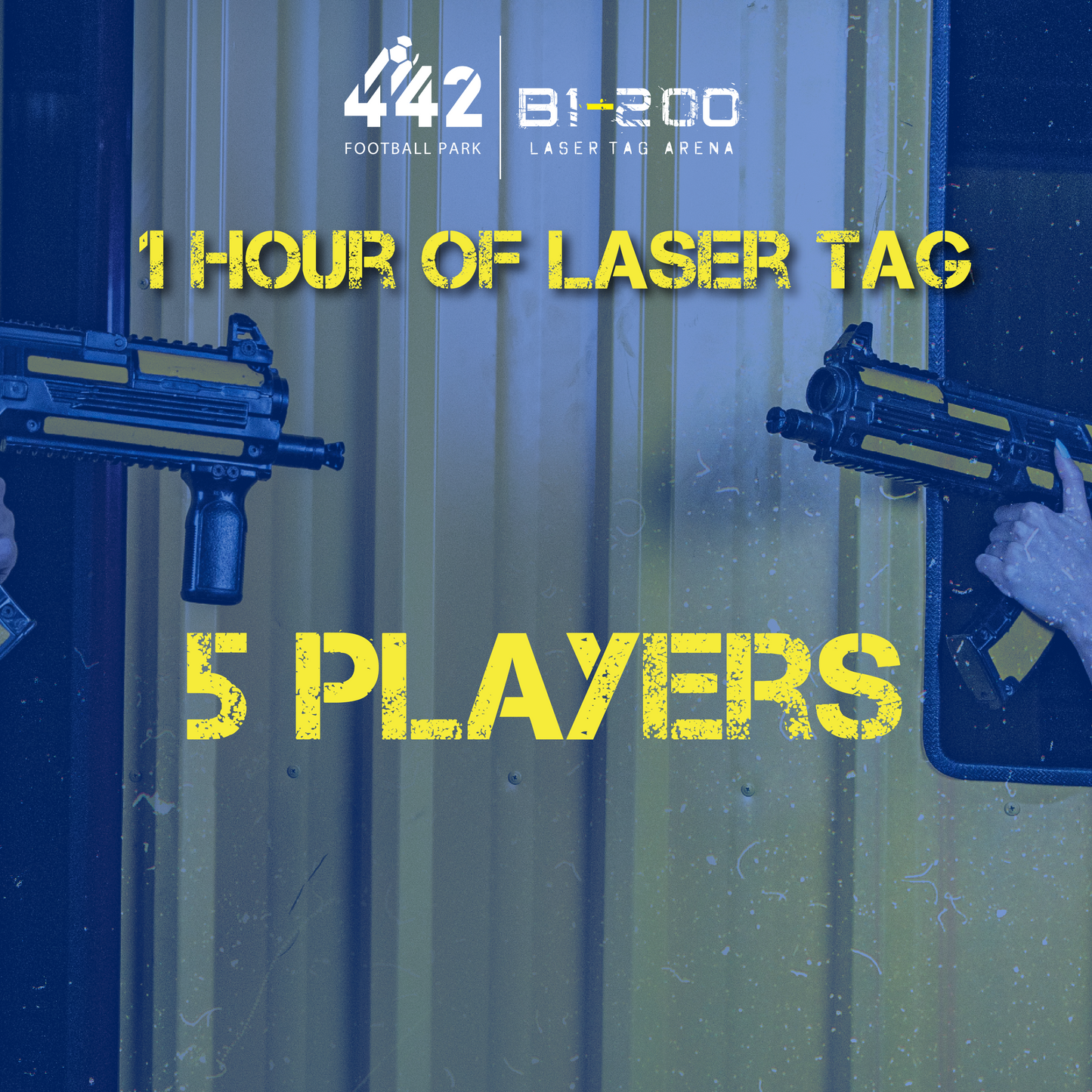 1 Hour of Laser Tag - B1.442 - Souq Bab Al Madinah- Zarqa, Jordan