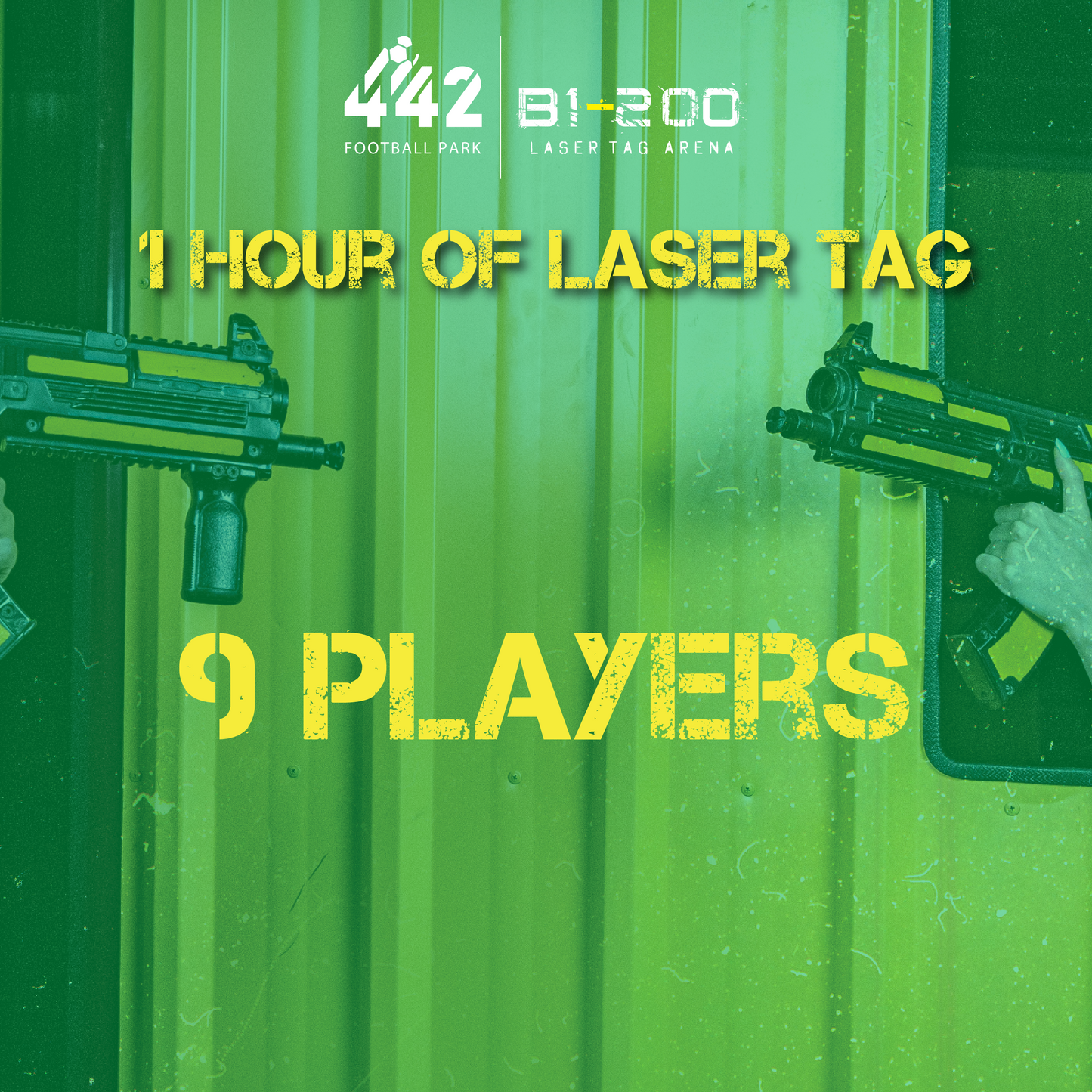 1 Hour of Laser Tag - B1.442 - Souq Bab Al Madinah- Zarqa, Jordan